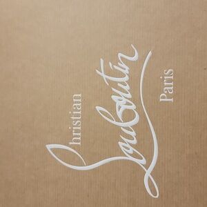 CHRISTIAN LOUBOUTIN Paris EMPTY BOX Display BOX for shoes OPEN APOSTROPHA 80